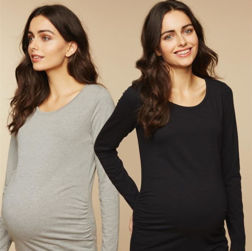 2 PACK Bump Start long sleeve tees